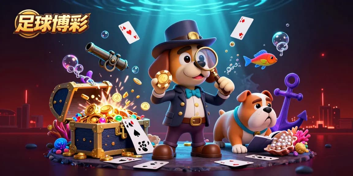 在足球博彩中，血犬偵探與鬥牛犬合作，追蹤巨額彩金線索的動態場景。