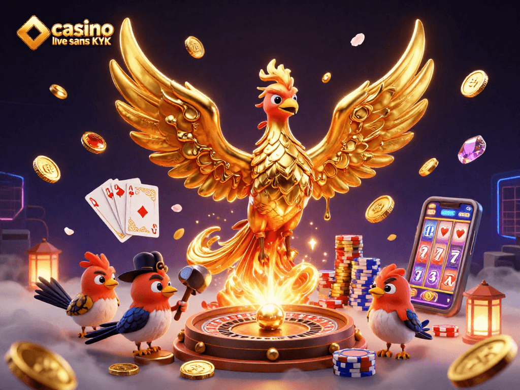 Profitez de l'adrénaline du casino live sans KYC, où les gains arrivent sans vérification.
