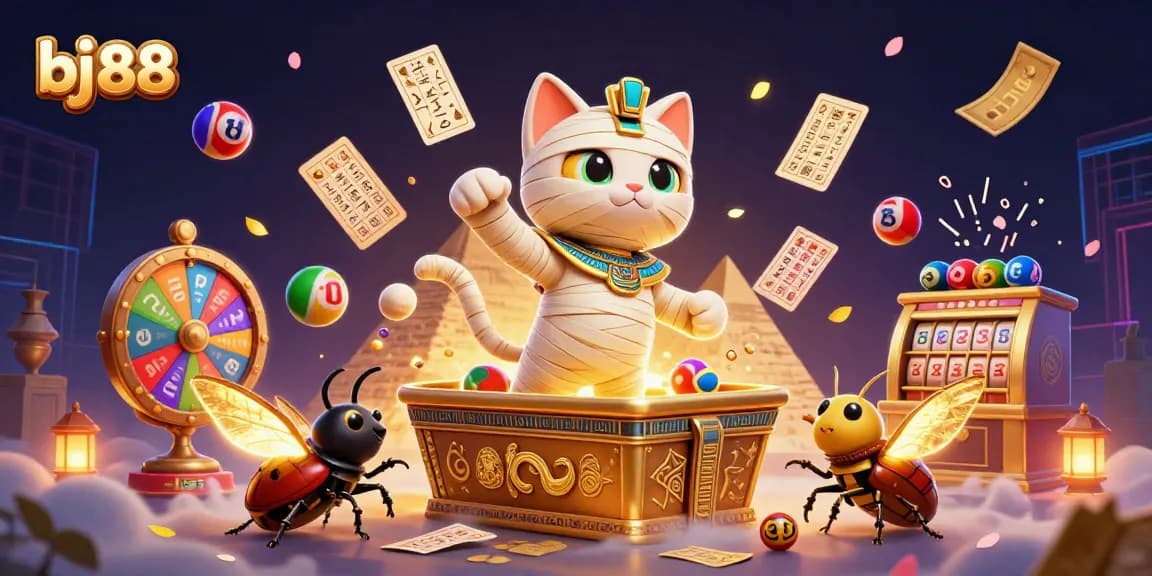 Engage with bj 88's thrilling gaming experience featuring unique 3D characters and vibrant casino elements.