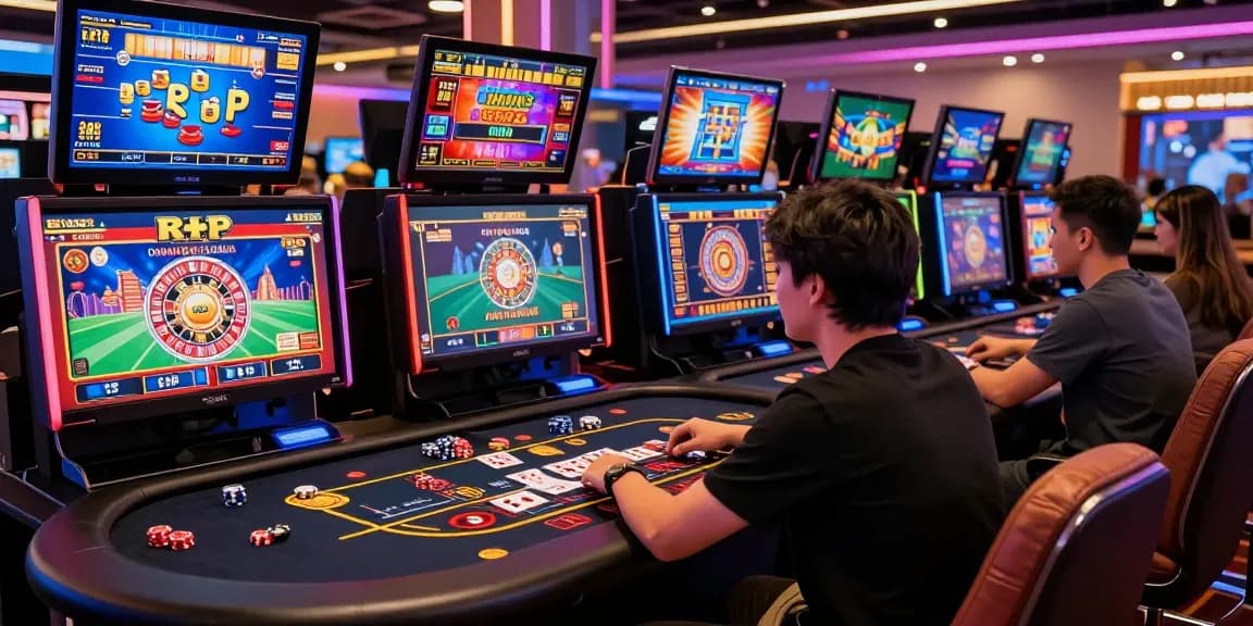 ASIALIVE88 player enjoying exciting online casino games in a vibrant gaming environment.