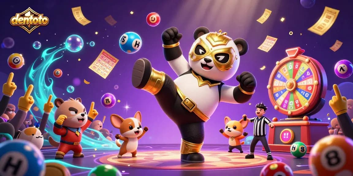 Experience winning moments at dentoto casino with a lively scene of celebration and gaming excitement.