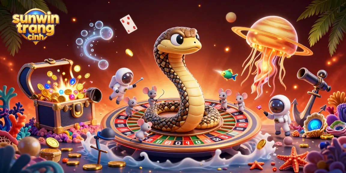 Play exciting games at sunwin trang chính with astronaut mice betting on cosmic roulette.