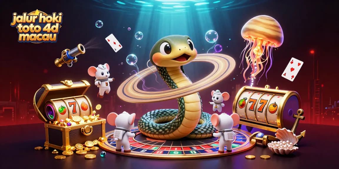 Experience jalur hoki toto 4d macau with astronaut mice betting on a cosmic roulette wheel!