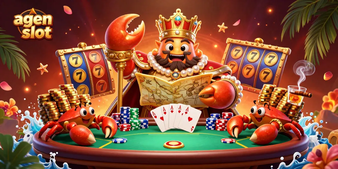 Experience top-tier gaming with agen slot in a vibrant, entertainment-filled 3D scene.