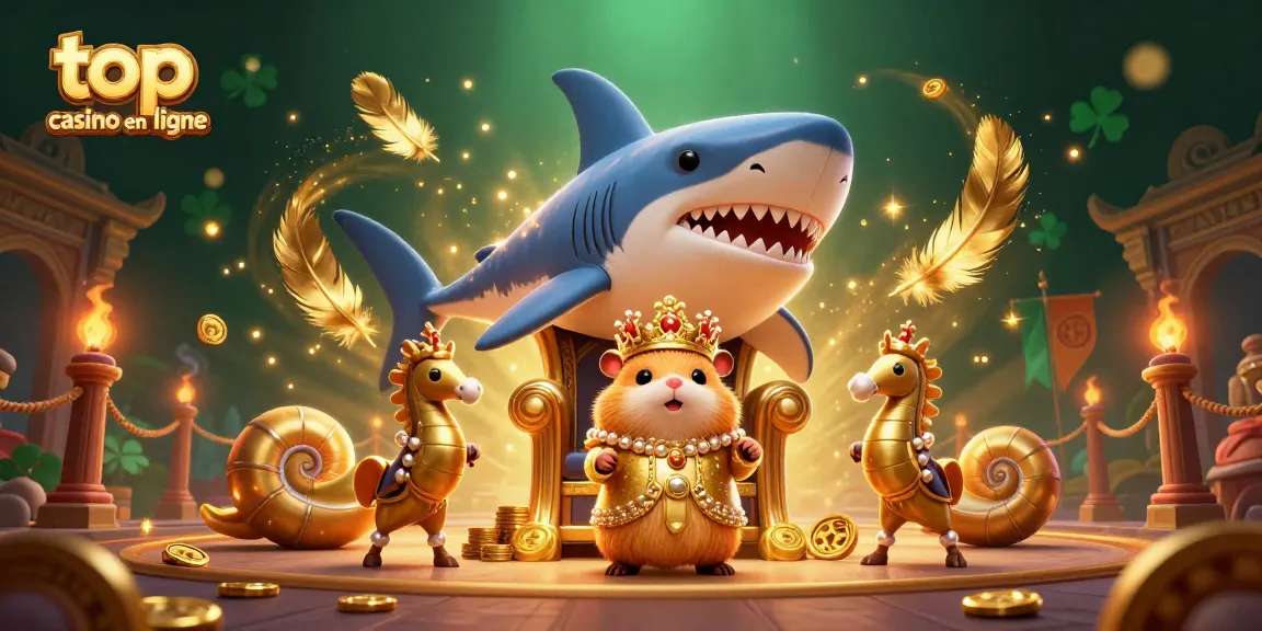 Découvrez le top casino en ligne captivant avec le roi hamster doré et ses gardes