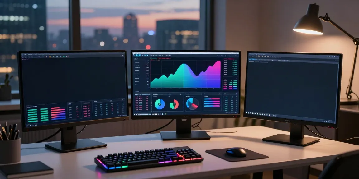 Real-time stock market news API analysis in a professional trading workspace with cryptocurrency monitoring tools.