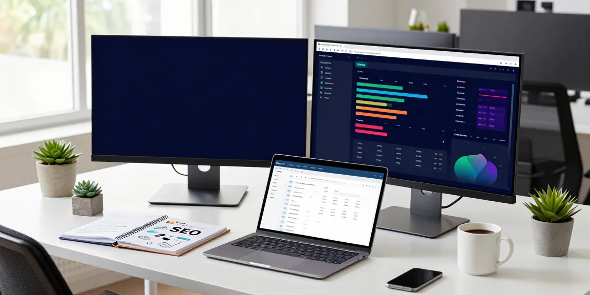 SEO specialist using instant indexing tools in a bright, modern workspace.