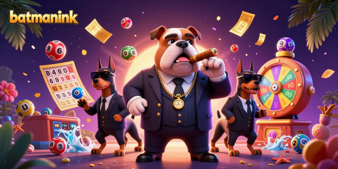 Experience thrilling action at batmanink with vibrant lotto balls and a dynamic casino atmosphere.