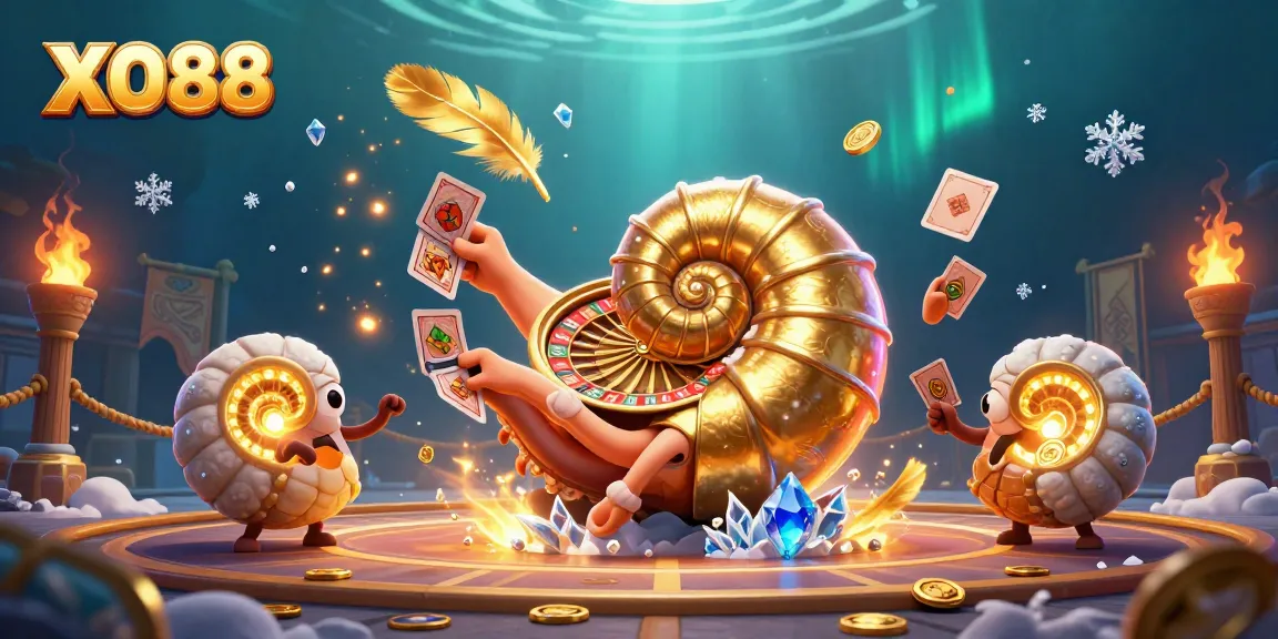 Engage in thrilling gameplay at XO88 with animated characters and dynamic casino elements.