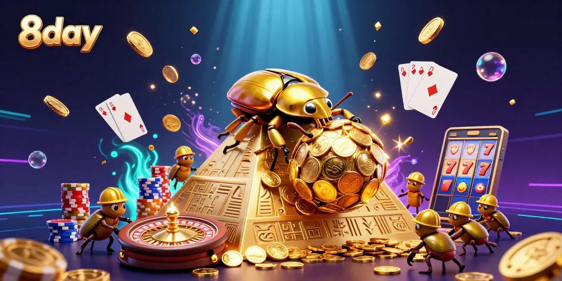 Engage with thrilling gambling adventures at 8day while uncovering treasures of golden coins and vibrant casino games.