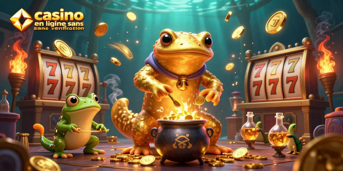 Profitez d'une expérience de jeu immersive dans un casino en ligne sans vérification, riches en or et en excitants jeux de machines à sous.