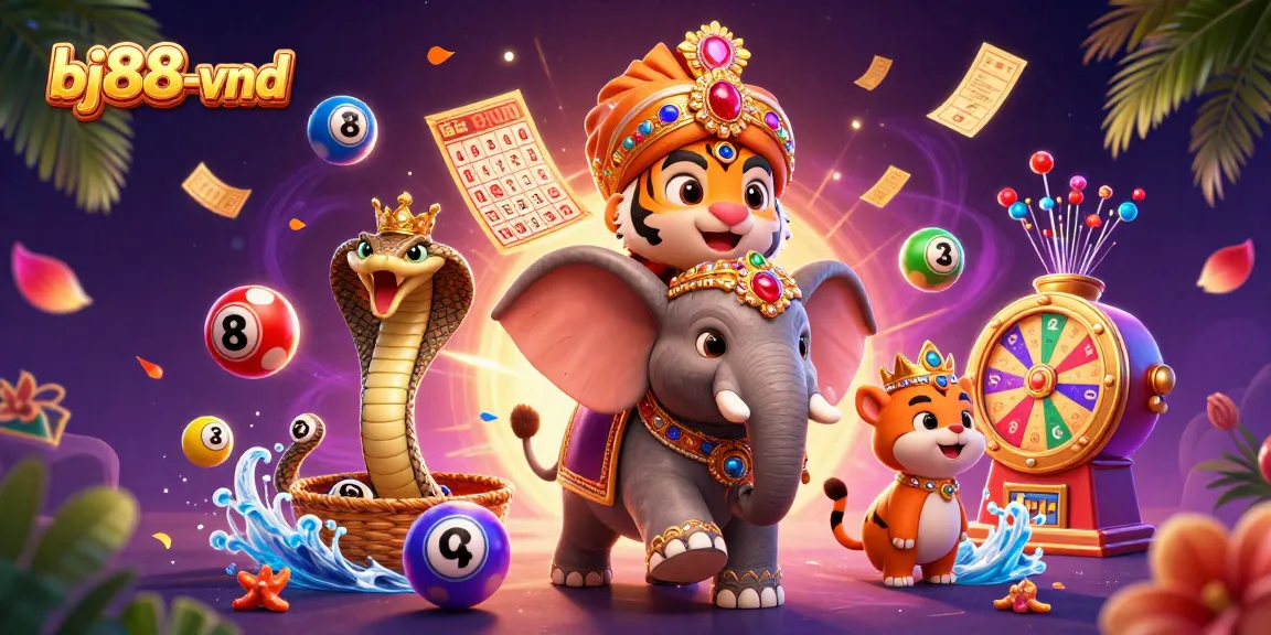 Experience thrilling moments with bj88-vnd in this vibrant casino illustration featuring dynamic game elements.