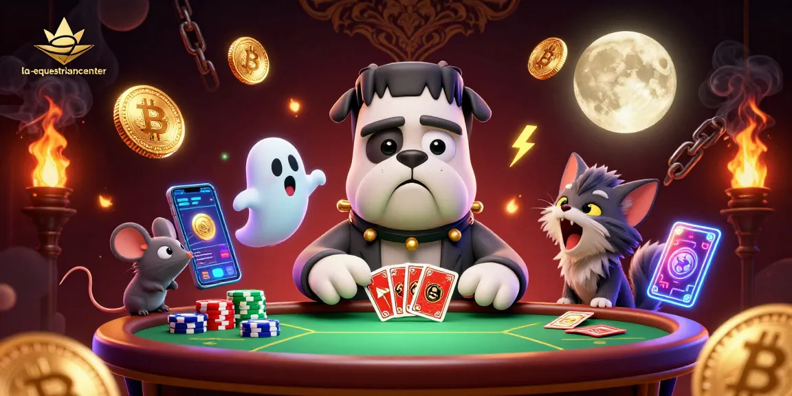 Experience thrilling card games with la-equestriancenter's lively scene of unique characters.