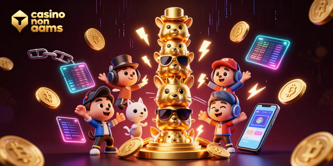 Gioca nei casinò online non AAMS con divertenti totem e criptovalute scintillanti.