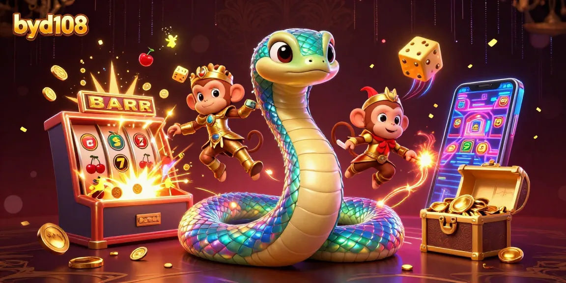 Menangkan jackpot di byd108 dengan mesin slot yang mengeluarkan koin dan lampu berkilauan.