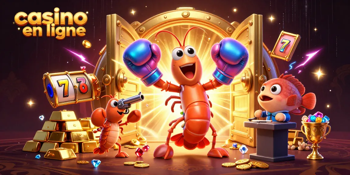 Gagnez des jackpots dans un casino en ligne avec nos personnages éclatants et des trésors scintillants.