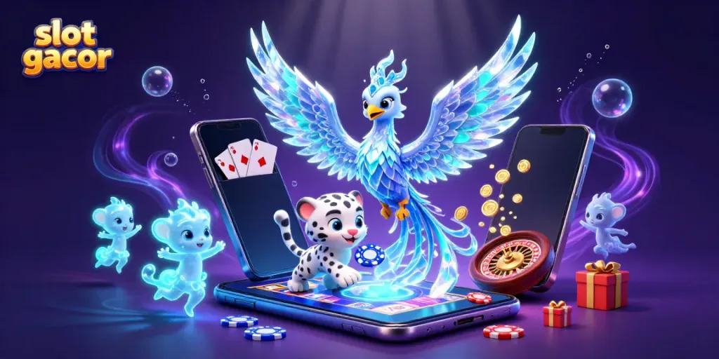 Slot gacor menghadirkan ilustrasi 3D kartun yang menampilkan karakter fantastis dalam dunia permainan.