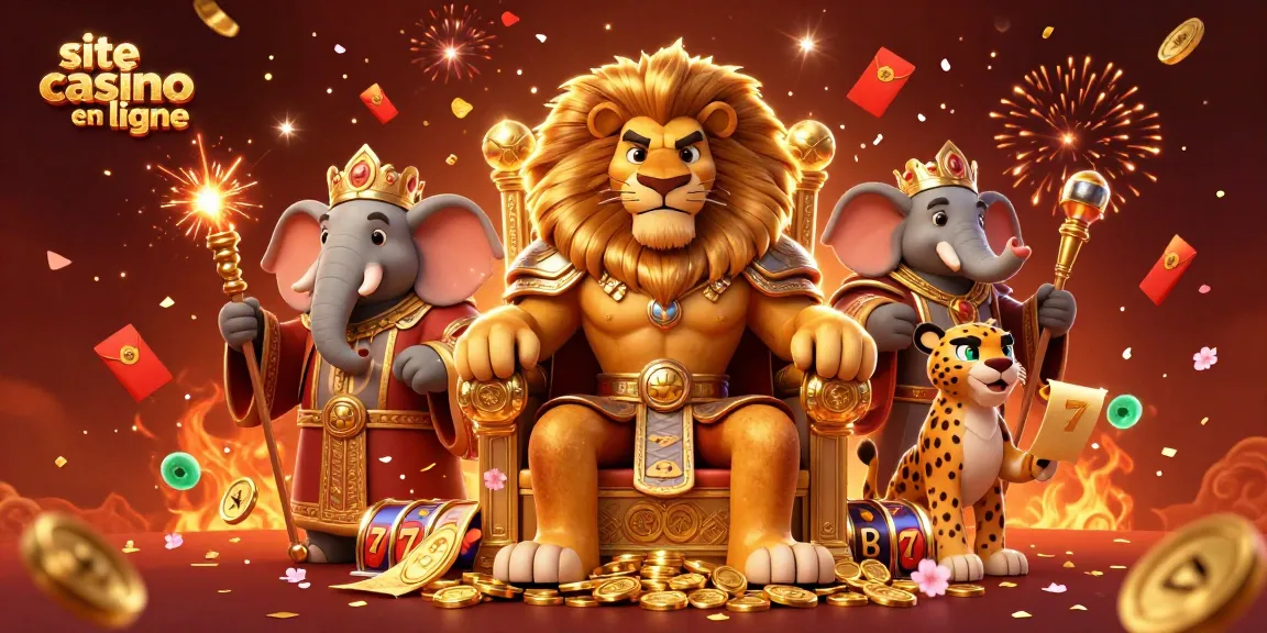 Vivez une expérience de jeu immersive sur le site casino en ligne avec le roi lion et ses alliés.