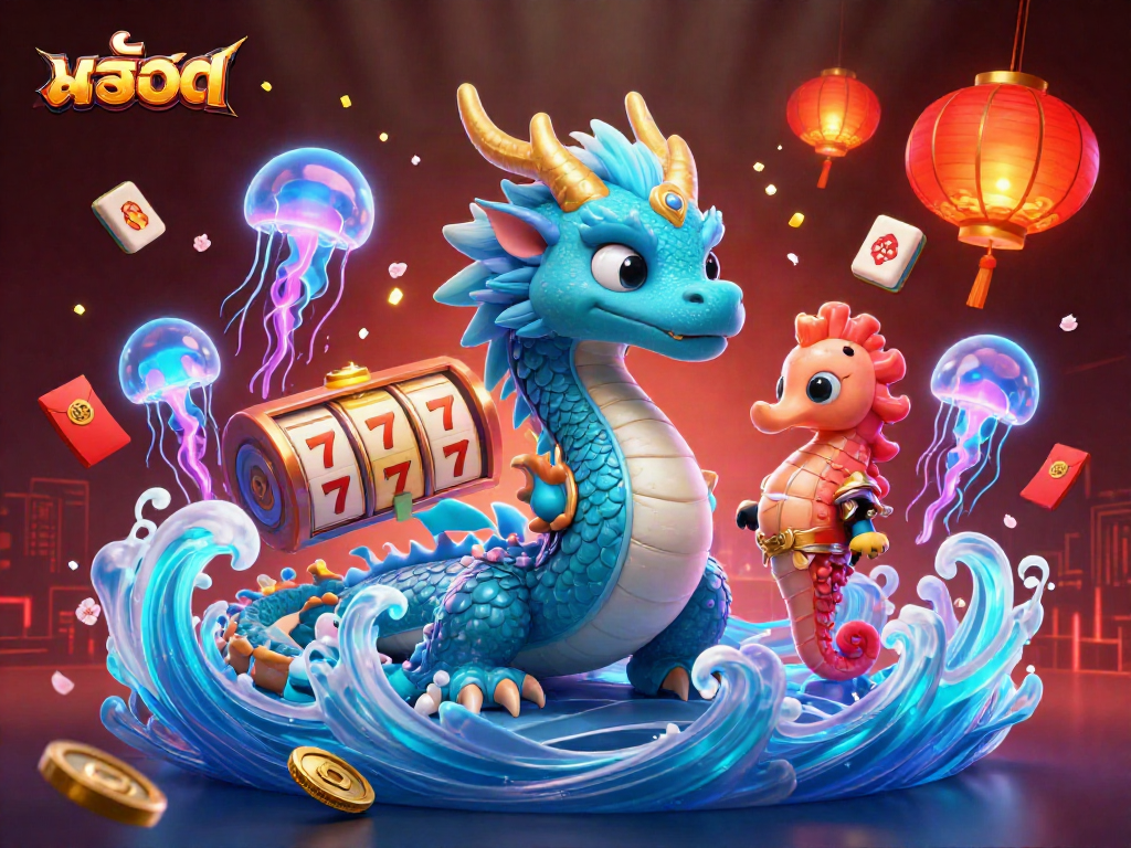 Spin the สล็อต reels with vibrant gaming elements in a dynamic underwater scene!