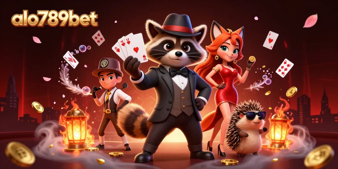 Watch the charming raccoon and fox enjoy a thrilling cockfighting experience at alo789bet!
