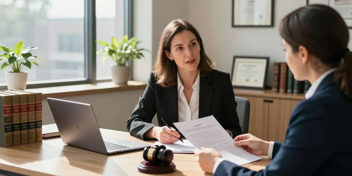 Karen McCleave Toronto advising a client in a law office setting.