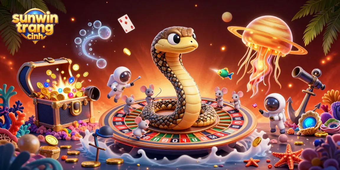 Play exciting games at sunwin trang chính with astronaut mice betting on cosmic roulette.