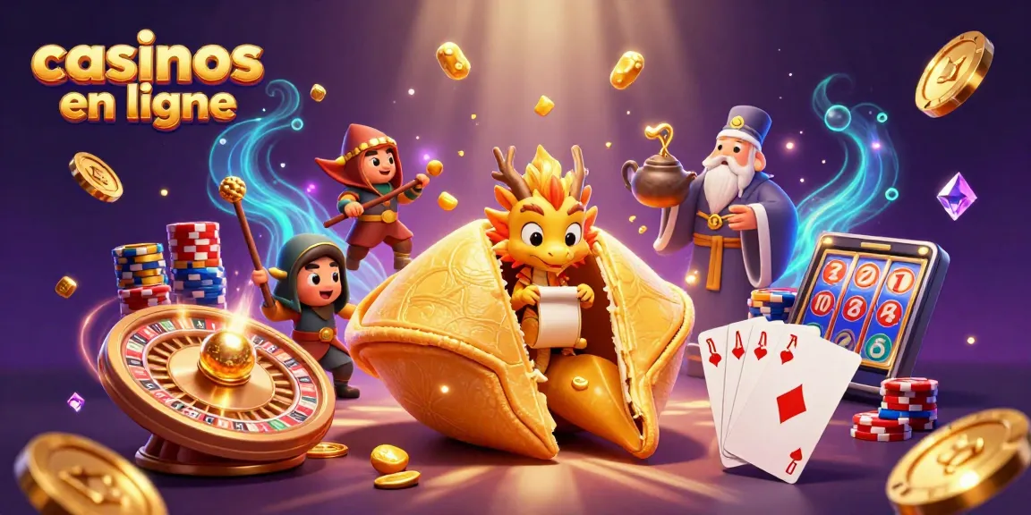 Jouez avec des casinos en ligne dans un monde rempli de pièces d'or et de dragon sage.