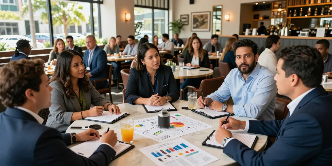 Tampa restaurant leadership FAQs meeting with diverse managers discussing strategies