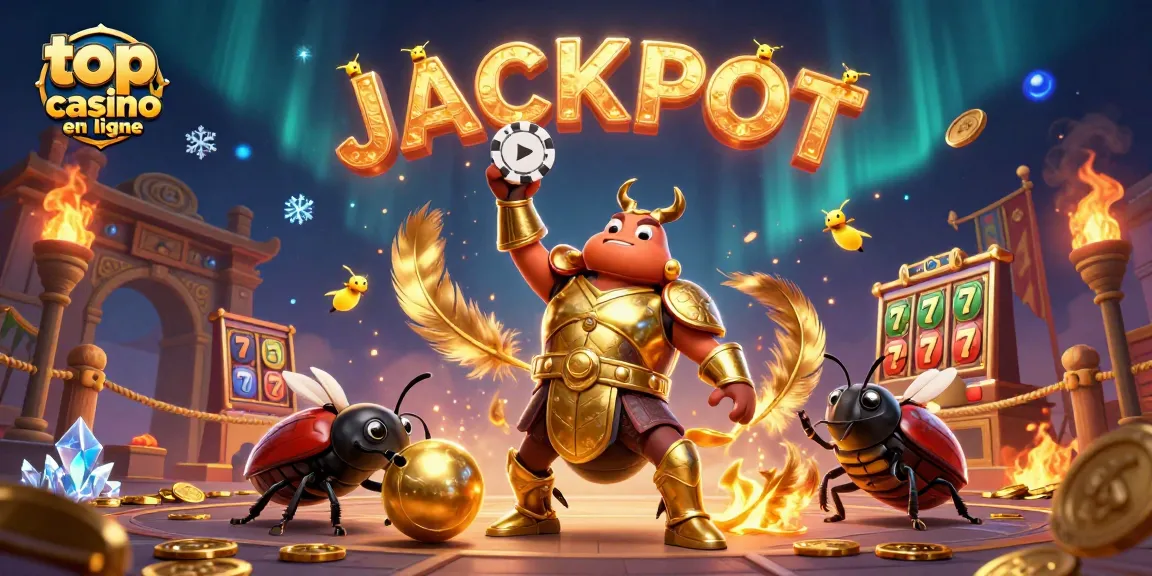 Jouez et remportez des gains au top casino en ligne avec cette illustration dynamique.