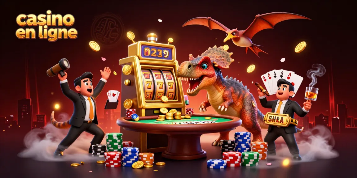 Jouer au casino en ligne avec un pachycéphalosaure gagnant des pièces d'or