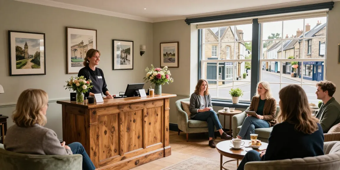 Guesthouse Skipton offering a warm welcome with cozy reception and inviting atmosphere.