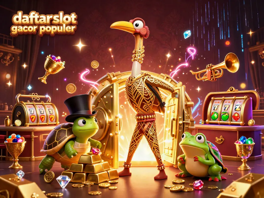 Menang jackpot di daftar slot gacor populer dengan slot seru dan simbol berkilau.