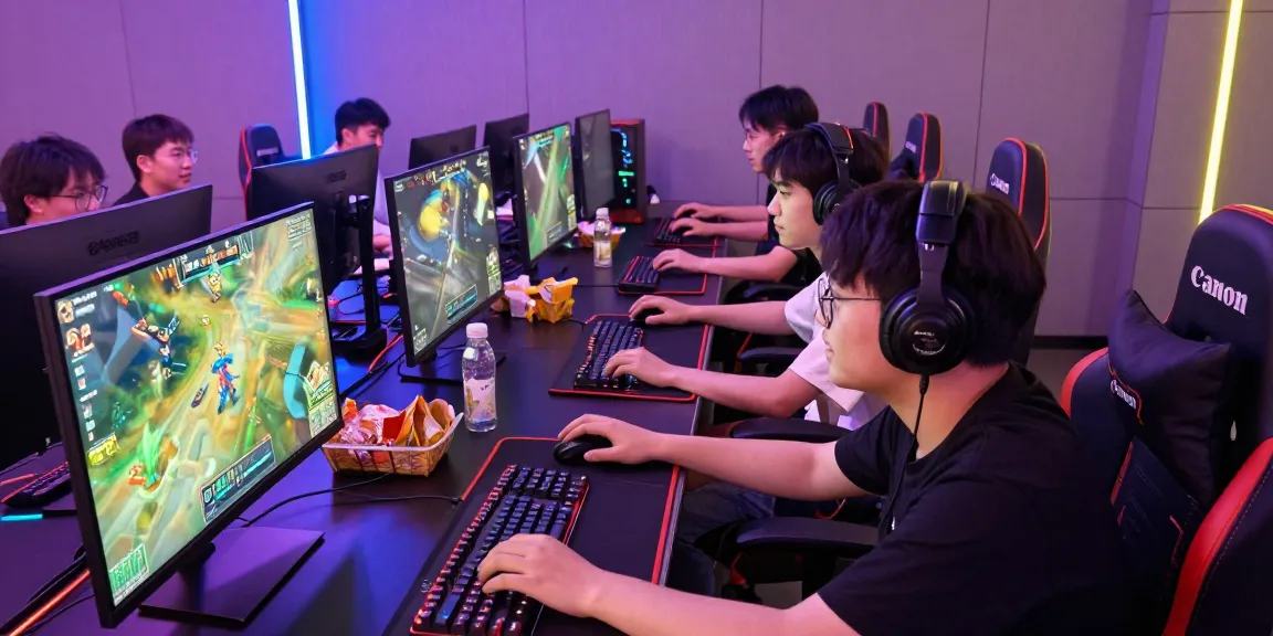 Excited players enjoying a gaming session on 68gamebai platform with vibrant environment.
