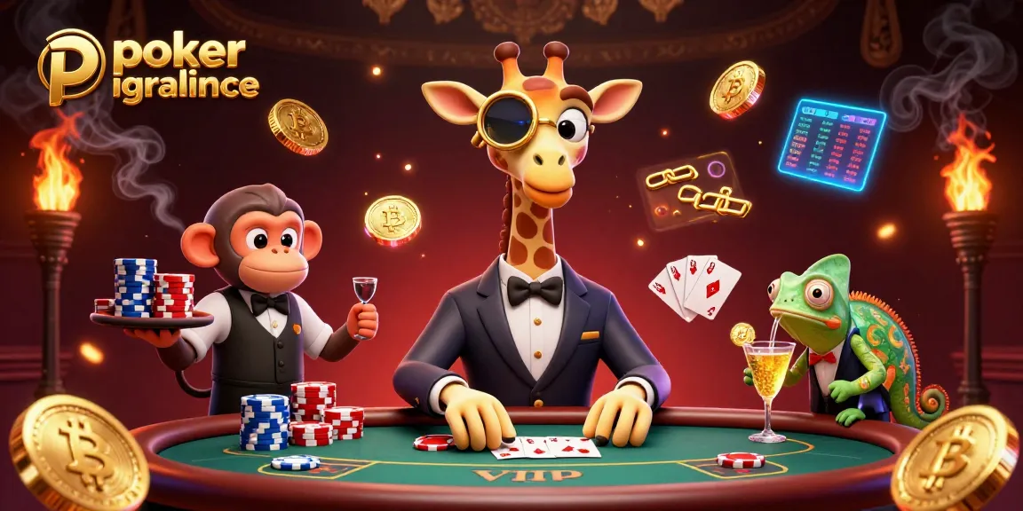 Poker spletne igralnice predstavljene s 3D ilustracijo, ki prikaže ljubljenca vrhunskih iger.