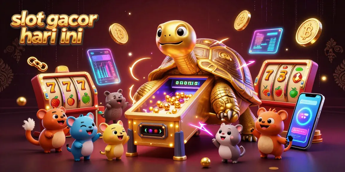 Experience slot gacor hari ini with vibrant scenes of jackpot reels and excitement.