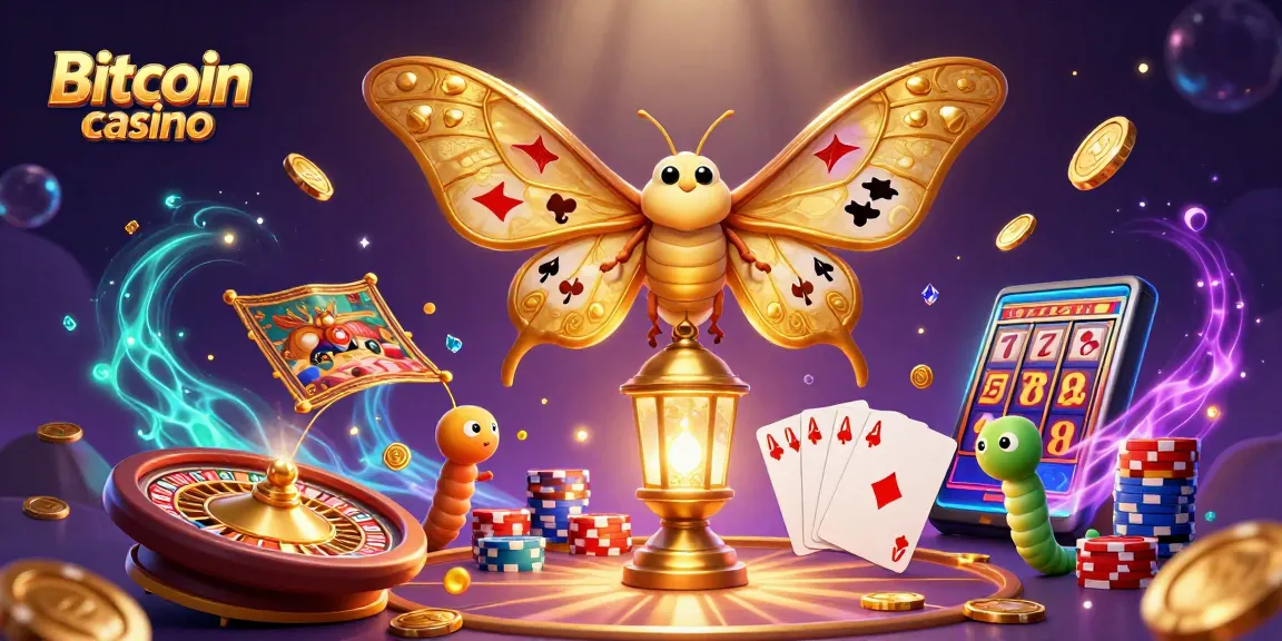 Jouez au Bitcoin casino avec des scènes de jeux captivantes et des éléments de casino animés.