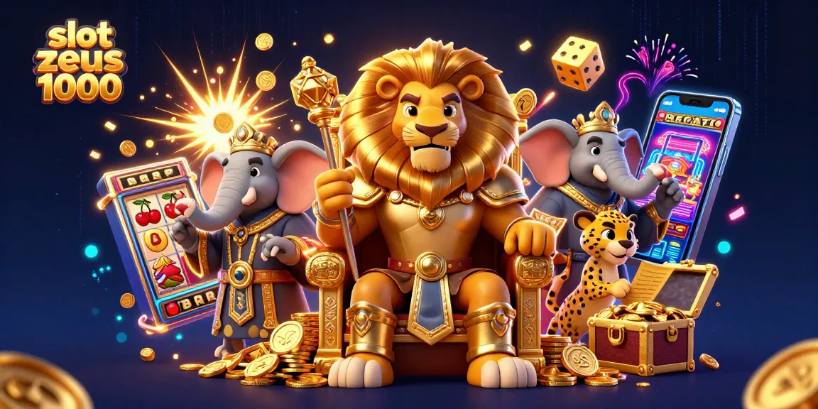 Experience the excitement of slot demo zeus 1000 with a vibrant casino scene full of action and rewards.