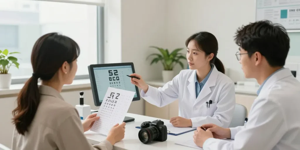 Eye care consultation at snuseoulglobal.com/ru showcasing advanced diagnostics and personalized care.