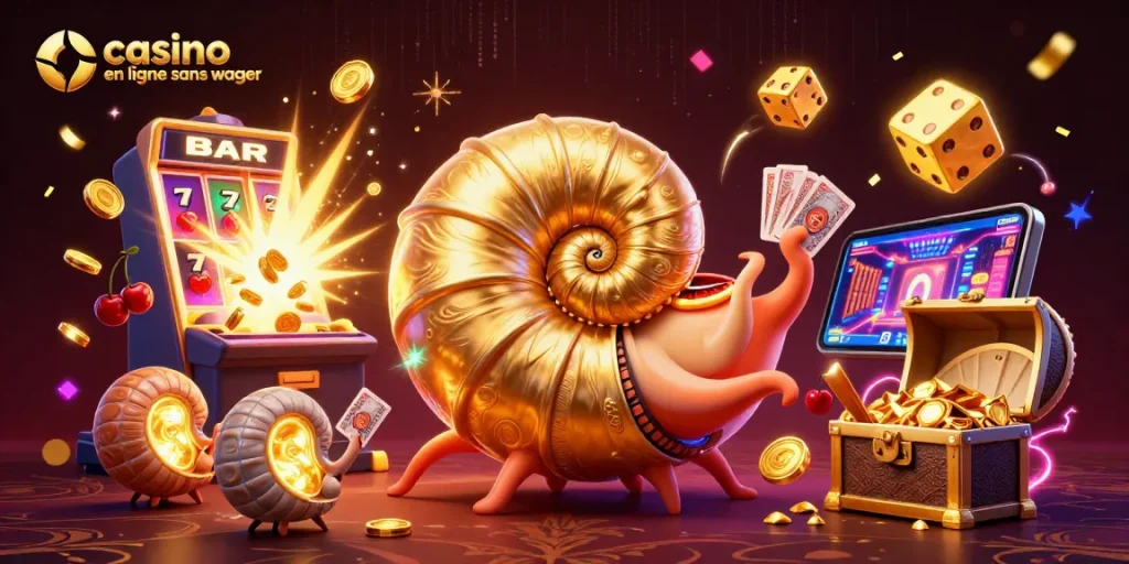 Jouez dans un casino en ligne sans wager avec des machines à sous brillantes et des jeux dynamiques.