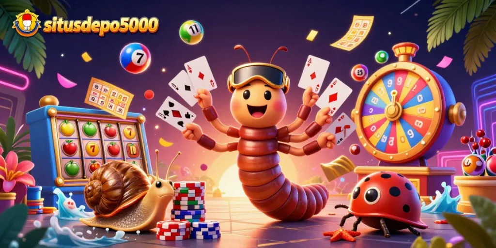 Spin the reels at situsdepo5000 with vibrant characters and exciting gameplay!